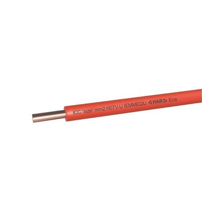 1.5mm2/2.5mm2 fios elétricos industriais Ho7v U com cabo de alimentação isolado de PVC