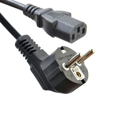 Coréia KC cabos de alimentação padrão cabos de extensão com extremo masculino CEE/16 3 Prong Schuko Plug Cable H05VV-F/H05RN-F 3x0.75-1.5MM2