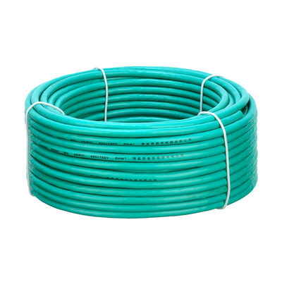 Cabos de energia elétrica de cobre verde isolado com chapéu de PVC núcleo flexível