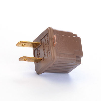 Adaptador de tomada de ETL padrão americano portátil para carregamento móvel 1 tomadas e auto-aterramento