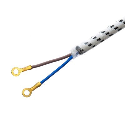 10A/250V PSE 2Pin Plug Power Cord 4.8mm Terminal Branco SNI com Longo Duração de Oxigênio Livre Barred Stranded Copper