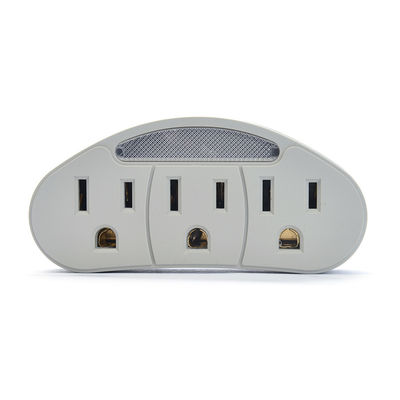 Adaptador de tomada de ETL padrão americano portátil para carregamento móvel 1 tomadas e auto-aterramento
