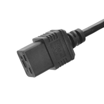 Conector C19 Padrão KC Cabos de extensão de cabo de energia de cobre com proteção contra isolamento H05VV-F/H05RN-F 3x0.75-1.5MM2