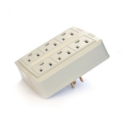 Adaptador de tomada de ETL padrão americano portátil Carregamento rápido e seguro para dispositivos móveis Voltagem nominal 125V
