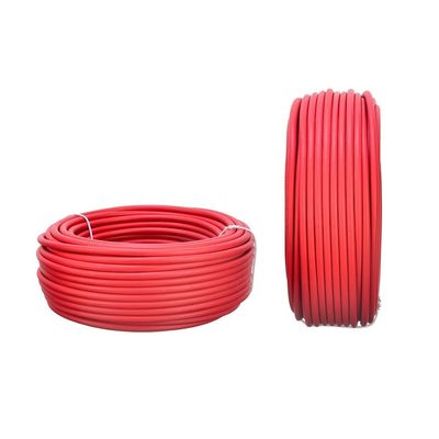 300/500V PVC Isolamento Solid Core BV 1X0.5mm2 Fios elétricos vermelhos para dispositivos de alimentação