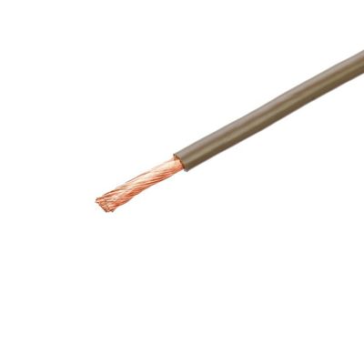 300/500V Voltagem nominal Overhead Cordão flexível Cabos redondos Marrom 02 Rv-90 1X0.5mm2 Cabo de alimentação elétrica com casaco de PVC