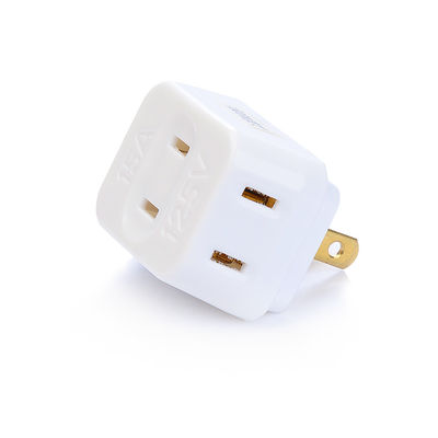 Adaptador de tomada de corrente nominal de 125V para viagens universais Japão PSE Certificado Adaptador de tomada para carregador doméstico e personalizado