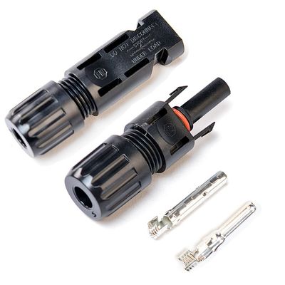 Conector solar à prova d'água certificado TUV isolado 30A 1000V DC 8mm Conector feminino grau de proteção IP67 500 pares/CTN