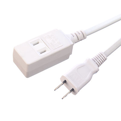 2X2mm2 Condutor de cobre de cadeia sem oxigênio JET 2 Pin Plug Fim masculino Tipo Japão PSE Cordão de extensão padrão de laptop