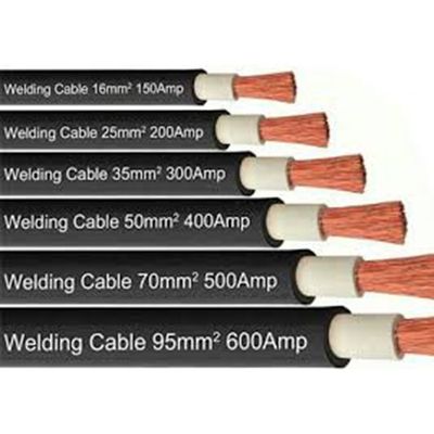 Cable de soldagem de 16 mm2-95 mm2 de duplo isolamento de condutor subterrâneo para energia elétrica e aparelhos domésticos