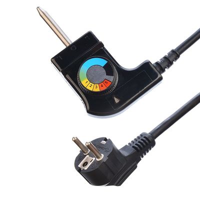 Compatível controlador de fogão à prova d'água Coreia KC Cordão de alimentação padrão Plug Power para eletrodomésticos comprimento personalizável