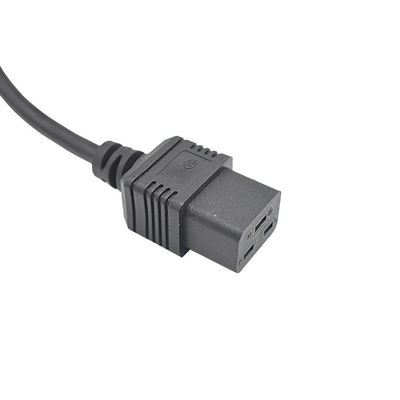 Software de suporte personalizado Reengenharia de cabo de conector C19 padrão SABS para África do Sul Cabos de alimentação Cabos de extensão