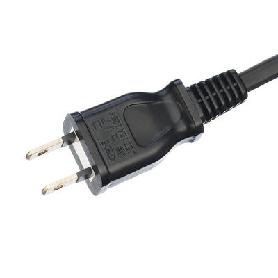 Cordão de extensão de eletrodomésticos PSE Certificado AC Cordão de alimentação japonês Jet Socket Female End Type Standard 2 Flat Poles Plug