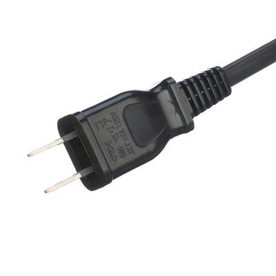 Cordão de extensão de eletrodomésticos PSE Certificado AC Cordão de alimentação japonês Jet Socket Female End Type Standard 2 Flat Poles Plug