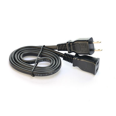Cordão de extensão de eletrodomésticos PSE Certificado AC Cordão de alimentação japonês Jet Socket Female End Type Standard 2 Flat Poles Plug
