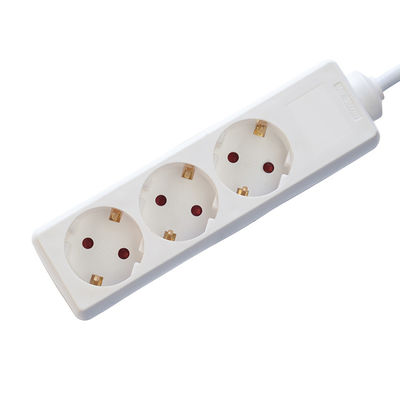 3m 3 Way Universal Extension Cable e Switch Socket para Multi Plug Power Socket Extension 3*0.75 Opção personalizada em branco