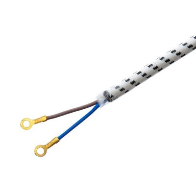 Conector de extensão de cabo de alimentação de aterragem padrão para chaleira de ferro elétrico 2 pines trançado com corrente nominal 10A-16A