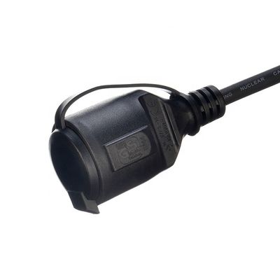 Cabo de extensão exterior Euro 16A/250V Directo 3 Pin Plug Heavy Duty com 2 Polos Socket à prova d'água H07RN-F 3X1.5MM2