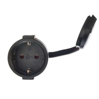 Cabo de extensão exterior Euro 16A/250V Directo 3 Pin Plug Heavy Duty com 2 Polos Socket à prova d'água H07RN-F 3X1.5MM2