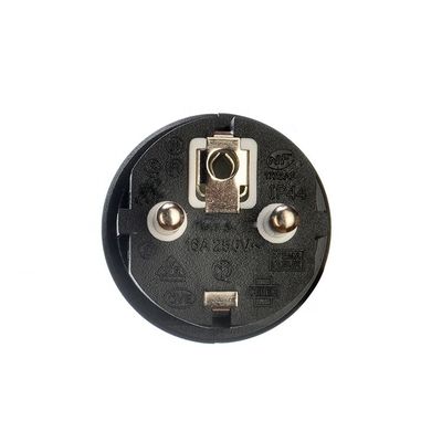 Cabo de extensão exterior 3x1.5mm2 Cabo de alimentação 220v Cabo de alimentação com 2 polos Soquete à prova d'água Padrão de aterragem 16A/250V