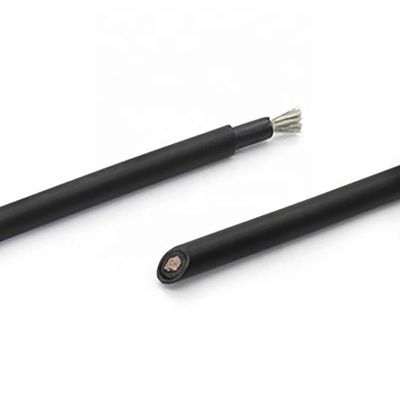 Cabo de extensão solar de 10 mm Cable de cobre solar Pv DC 1500V Com núcleo único com isolamento XLPO e condutor de cadeia