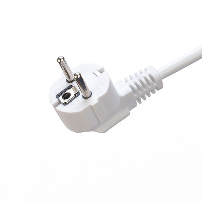 Proteção contra sobretensões de banda de alimentação de tipo UE 3 Gang Socket de cabo de extensão com H03vvh2 f 2x0.75mm2 cabo de alimentação e tomada elétrica