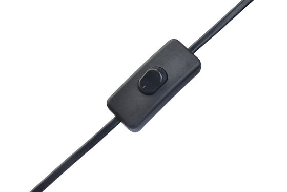 2.5A 2 Pin Plug Cordes de alimentação Black Kettle Plug com conector ou tomada de oxigénio livre conductor de cobre em cadeia