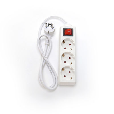 8 saída de energia com protetor de sobrecarga 3 tomada de cabo de extensão interior 4 H05VV-F 3x1.5mm cabos de poliuretano WIFI NÃO Branco