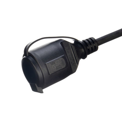 Material do condutor de cobre sem oxigénio com cadeia descartável de corrente alternada para indústria ao ar livre 3m Preto H07RN-F Eu Cordão de alimentação