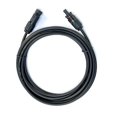 Twin Core 4mm 6mm 8mm 10mm DC 1500V Cable Solar para painel solar 1m 2m 4m comprimento competitivo durável
