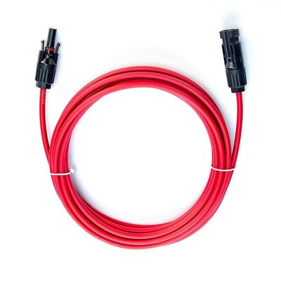 Twin Core 4mm 6mm 8mm 10mm DC 1500V Cable Solar para painel solar 1m 2m 4m comprimento competitivo durável