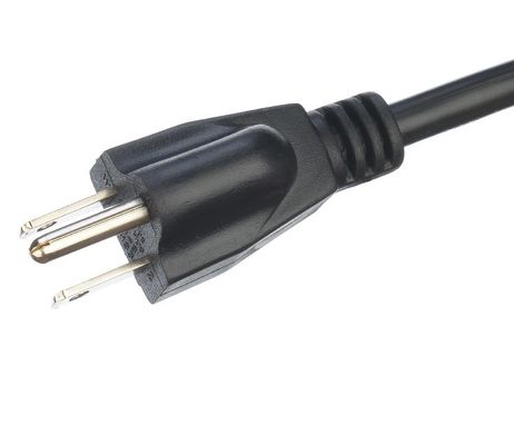 Material do condutor de cobre sem oxigênio ETL listado Cabos de alimentação Cabos de extensão NEMA Plug com C13 para computador