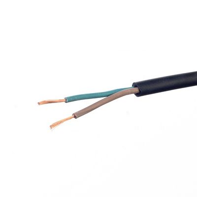 VDE padrão H05rr f Cabo de alimentação de borracha 2x0,75 Elétrico para aparelhos domésticos -5C a 70C 2C X0,75MM2 Secções normais