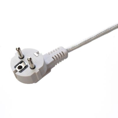 3 Prong Cotton Braided Power Cord Voltagem nominal 250v Grounding Standard Grounding para cozinha de arroz no mercado da Indonésia