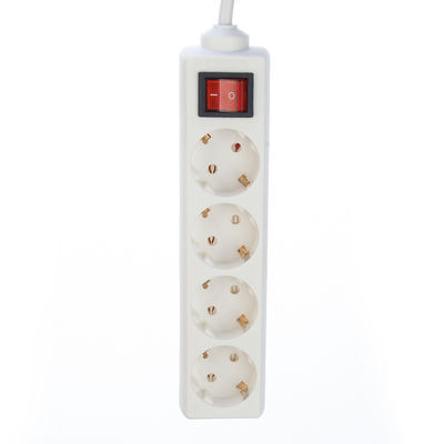 Customized Power Socket Power Strip with Independent Switch 4 Outlets