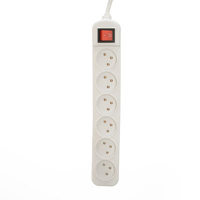 Multi Outlet Power Strip com 6 tomadas universais e 3 pin Prong Plug WIFI NO Grounding Grounding Vertical