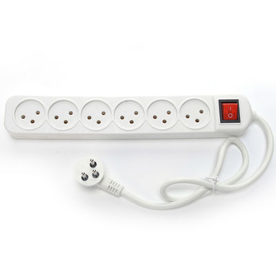 Multi Outlet Power Strip com 6 tomadas universais e 3 pin Prong Plug WIFI NO Grounding Grounding Vertical