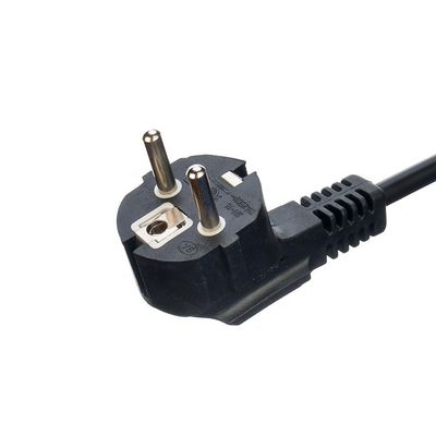 VDE/SNI/KC Plug Type 3 Round Pin Schuko Extension Cord para fogão e forno Design de ponta aberta