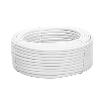 Cabos de cobre brancos certificados H03VVH2-F 300/300V Flexíveis 2x0,75 mm2 para edifícios domésticos Cabos de energia elétrica
