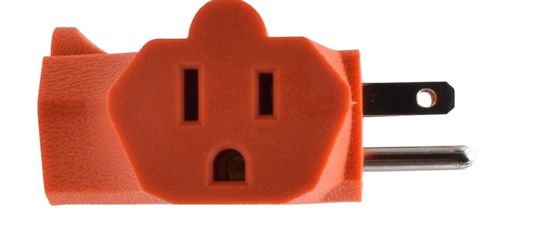 SDK Network 15-amp Adapter 3 Grounding 1 to 3 Outlets Heavy Duty Nema 5-15p to Multiple Nema 5-15r Waterproof Multipurpose Extension Socket