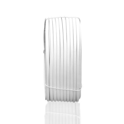 Cabos de cobre brancos certificados H03VVH2-F 300/300V Flexíveis 2x0,75 mm2 para edifícios domésticos Cabos de energia elétrica
