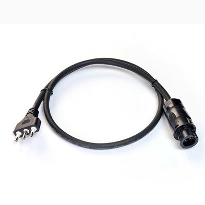 Negro 16awg BC01 e 220v 10m cabo de extensão solar IMQ padrão 3 pontas US cabo de alimentação oxigênio livre Bared Stranded cobre