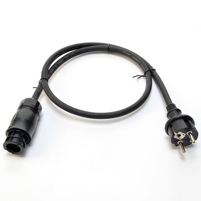 VDE H07RN-F Camada de borracha 10m cabo de extensão solar com Betteri Bc01 e Schuko Plug taxa de corrente/voltagem 16A/250V
