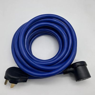 20A 110V Cabo elétrico e extensão Wre 50 Amp Rv cabo de extensão de trabalho pesado Nema 3 Pin 10-50P Plug STJW 3/14 3/12 3/10 AWG 10-50