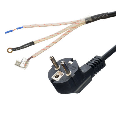 Personalização para a Indonésia Cordão de extensão SNI Cordão de extensão 1.8M/ OEM Tratamento final Tubo de contração térmica e tubo de fibra de vidro