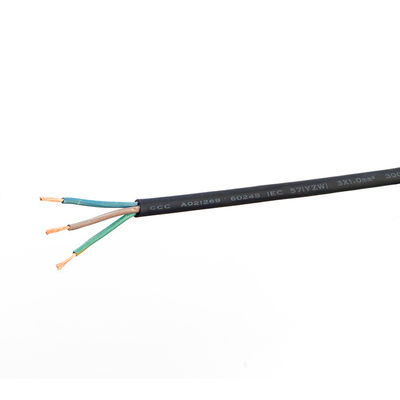 VDE Standard 16A/250V H07rn-f Cabo de alimentação para aparelhos domésticos 2 núcleo ou cabo de alimentação de 3 fases H05 Rr Secções normais interiores