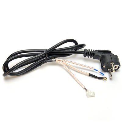 Personalização para a Indonésia Cordão de extensão SNI Cordão de extensão 1.8M/ OEM Tratamento final Tubo de contração térmica e tubo de fibra de vidro