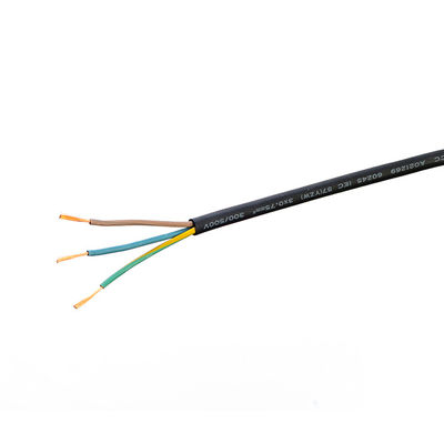 VDE Standard 16A/250V H07rn-f Cabo de alimentação para aparelhos domésticos 2 núcleo ou cabo de alimentação de 3 fases H05 Rr Secções normais interiores