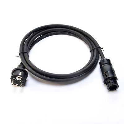 Batteri BC01 Schuko Plug e IP68 Conector de fio do painel solar para Inverter do painel solar H07RN-F 3X2.5MM2 cabo de alimentação