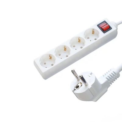 Cabo de extensão de 250 V Soquete universal 3M 5M Cabo de 4 furos Faixa de alimentação 3x4 Cabo de alimentação 16A para várias tomadas e dispositivos